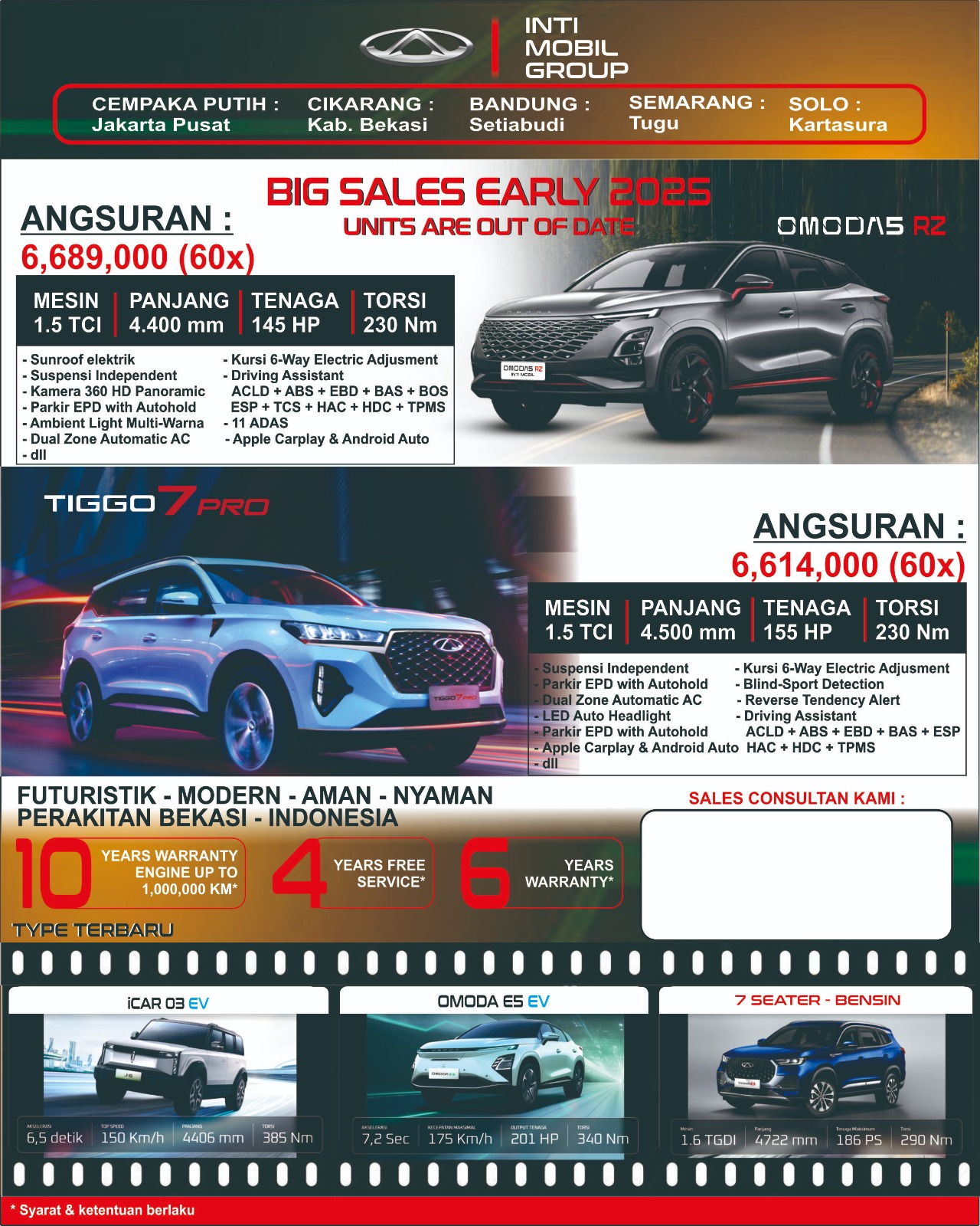 Promo Kredit Chery Angsuran Ringan